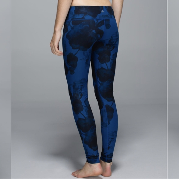 Lululemon Wunder Under Pant *Full-On Luxtreme Jumbo Inky Floral Black Inkwell - Picture 1 of 12